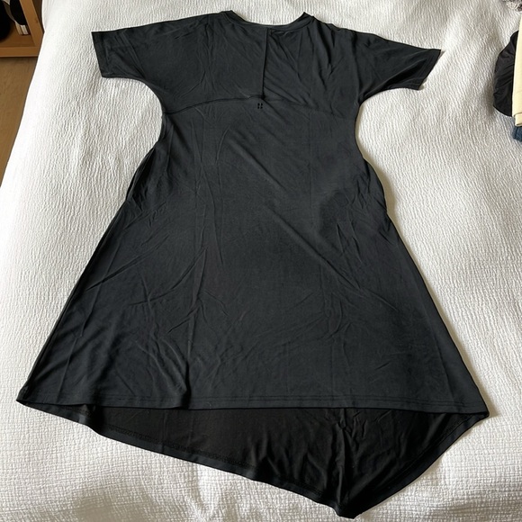 Sweaty Betty Rhea Midi Shirt Dress Travel Airport Black Size XXS Comfy Soft - Picture 5 of 12